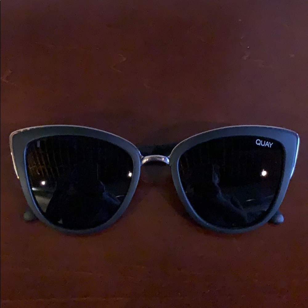 Quay black cat eye sunglasses